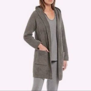 BAREFOOT DREAMS • Cozychic Hooded Cardigan • XS/S